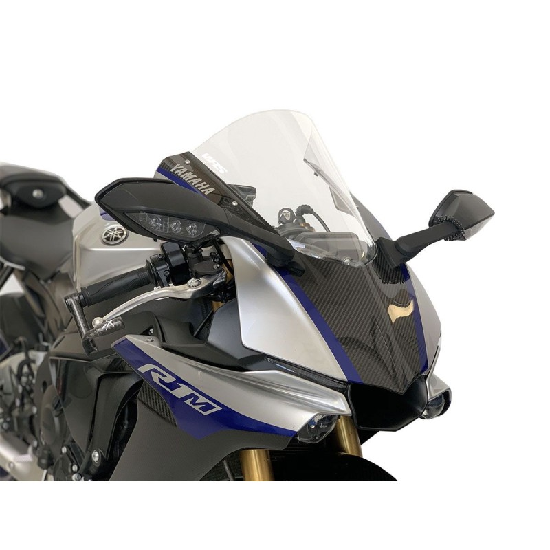 HOHES RENNENBILDSCHIRM FÜR YAMAHA R1 / M 2015-2019, TRANSPARENTE FARBE WRS (RENNVERKLEIDUNG)