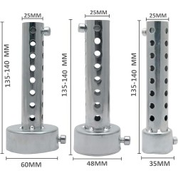DB KILLER SILENZIATORE MOTO SILENZIATORE TUBO DI SCARICO DA 35 - 48 - 60 MM