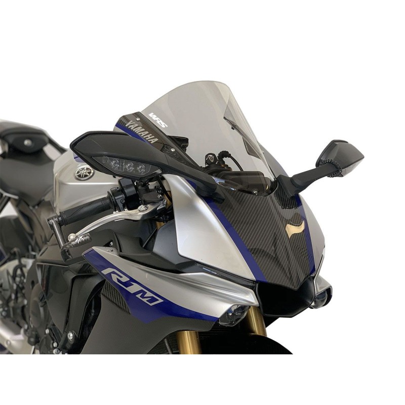 HOHES RENNENBILDSCHIRM FÜR YAMAHA R1 / M 2015-2019, RAUCHFARBE WRS