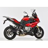 HURRIC Rac 1 schwarzer Auspuff für BMW S 1000 XR 2020-2023