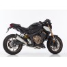 SHARK DSX-7 silberner Auspuff für HONDA CBR 650 R 2019-2020